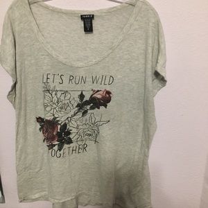 Torrid Sz 2 Let’s Run Wild Graphic Tee
